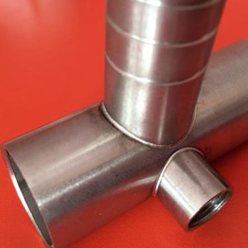 不锈钢金属三通相贯线激光焊接制作加工