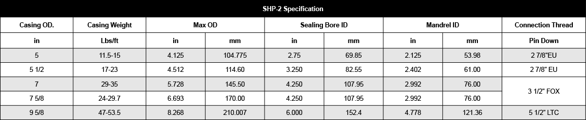 SHP-2表格