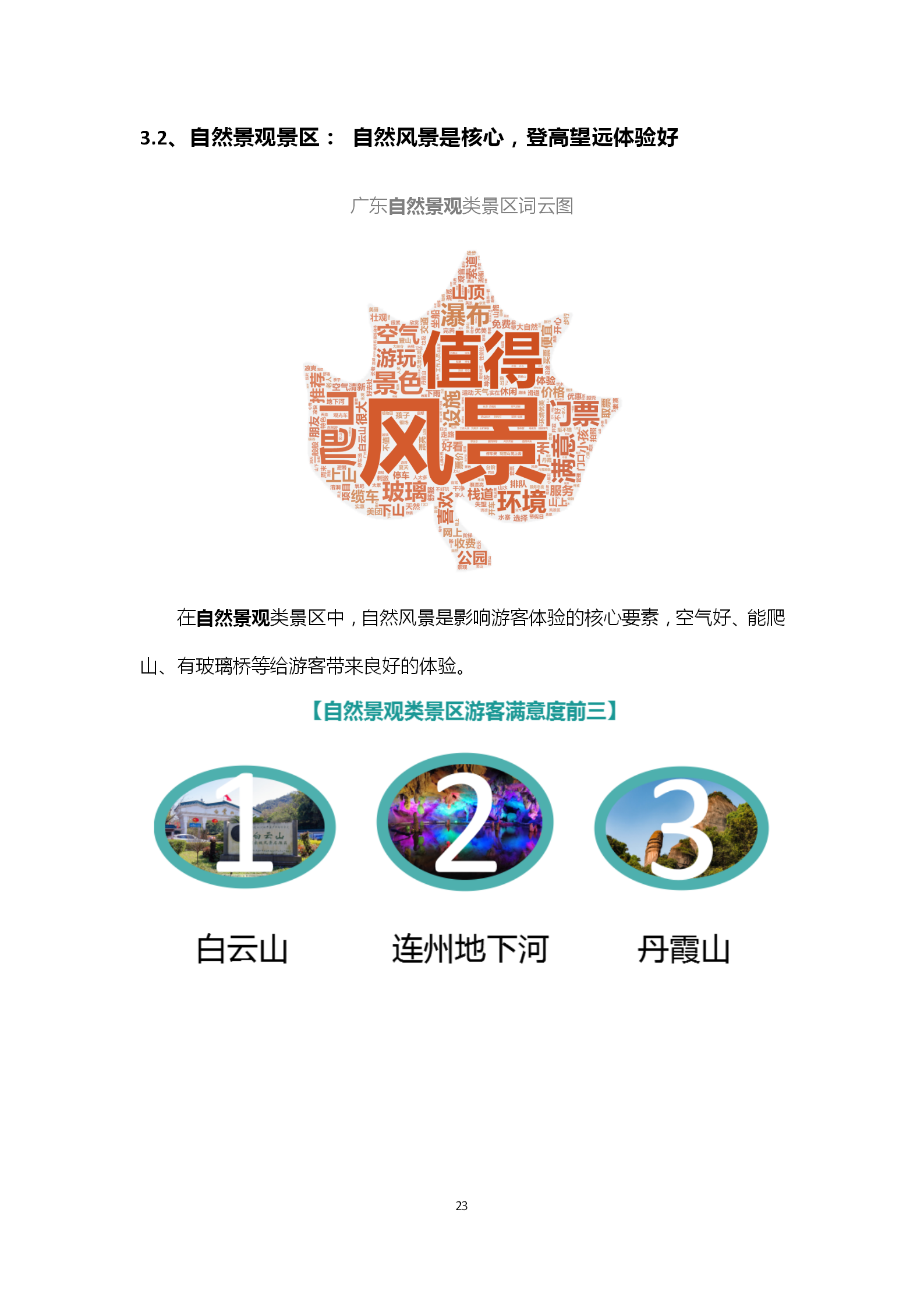 广东省旅游景区游客满意度大数据调查报告-2018年第三季度20181106_24