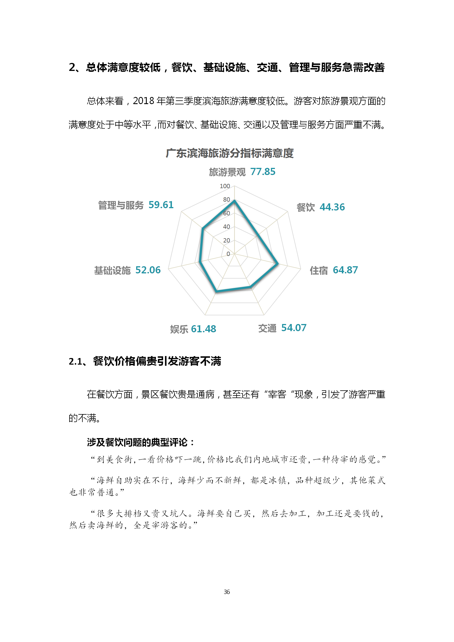 广东省旅游景区游客满意度大数据调查报告-2018年第三季度20181106_37