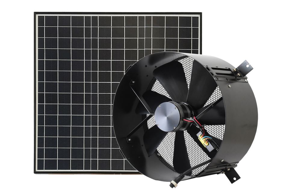 solar gablw wall fan