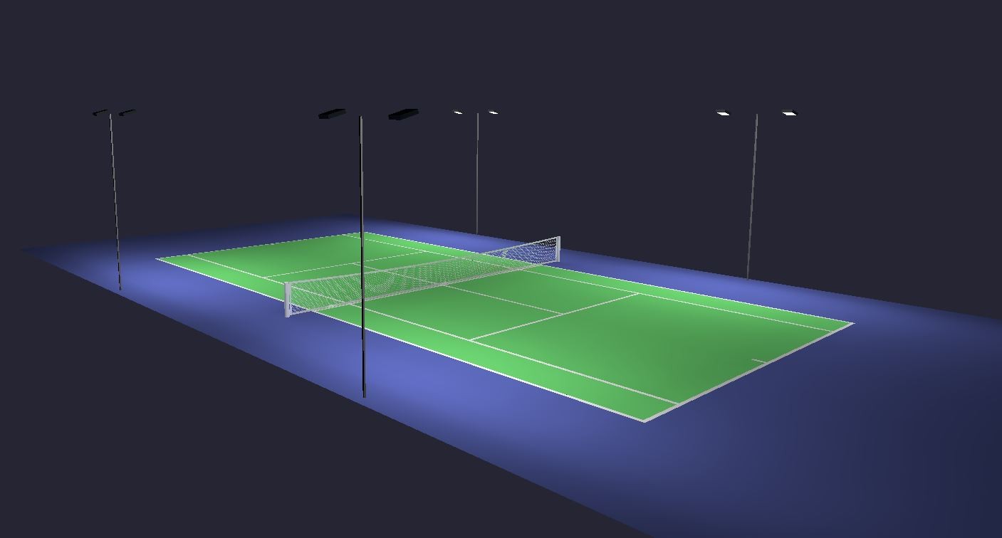 Tennis court lighting Solution MOC ELECTRONIC TECHNOLOGY CO LTD