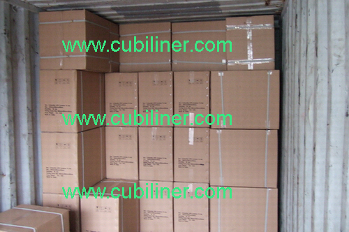 container loading for cubitainer