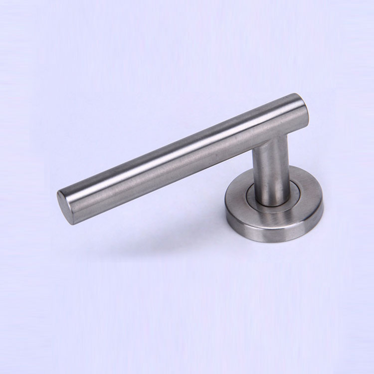 304 stainless steel door handle with lock