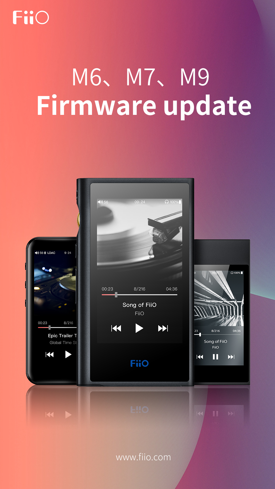 New Firmware] FiiO releases the new firmware for M6/7/9-FIIO ...