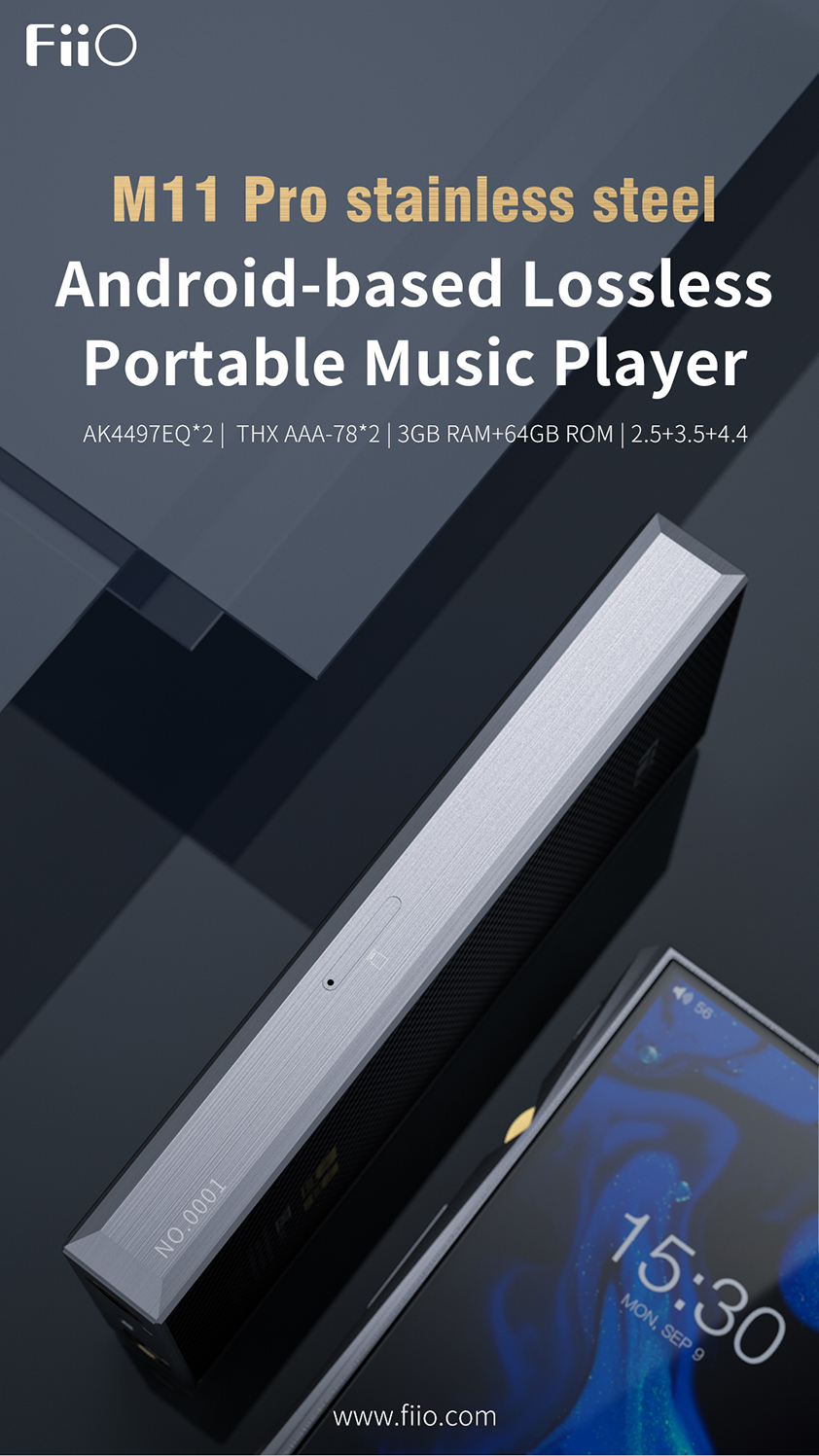 FiiO M11 Pro Stainless-Steel (Limited Edition) is available now!-FiiO---BORN  FOR MUSIC