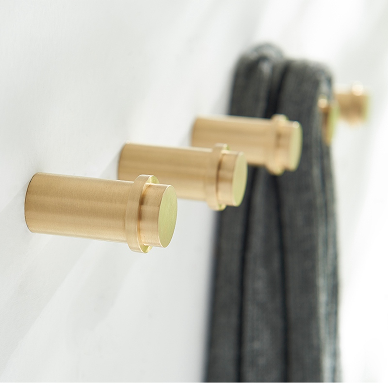 Gold Wall Mounted Hooks Solid Brass Coat Hooks For Door Towel Key  Decorative Hook Hangers-iCabinet Hardware Co., Ltd
