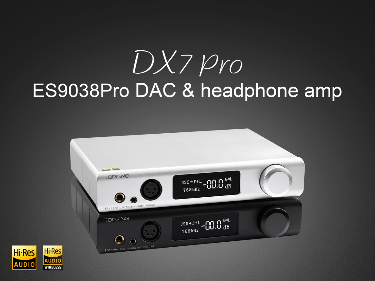 DX7 Pro Fully Balanced DAC&Headphone Amp-TOPPING