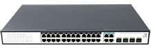 24 Ports 10/100/1000M Ethernet Switch with 4 Gigabit Combo Uplink,benchu-group