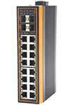 16 Port Gigabit  Managed Industrial Switch with 4 SFP Uplink