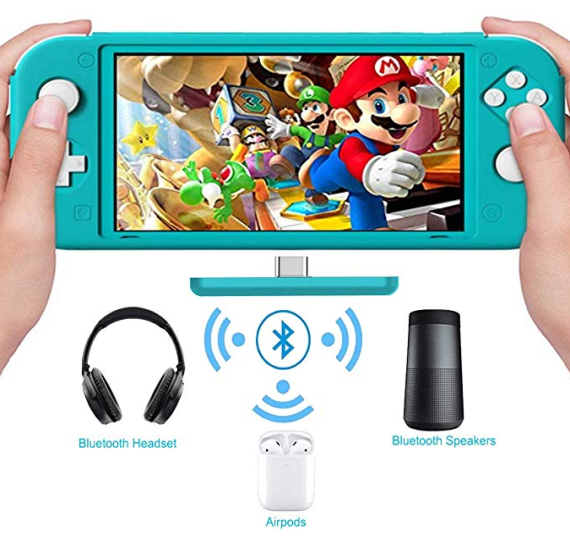 Mauve Slibende Ko GuliKit Route Air Bluetooth Audio Adapter Ranked Number One For Nintendo  Switch/Switch Lite-GuliKit